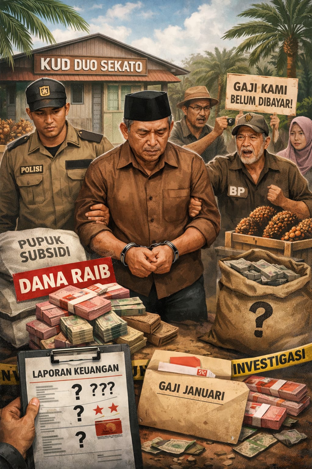 Dugaan Penggelapan Dana di KUD Tuo Sakato Mencuat, Hak Petani Terancam