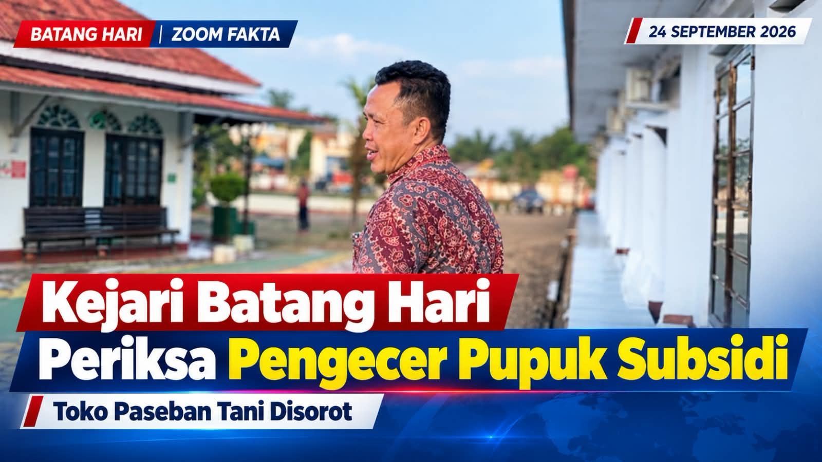 Kejari Batang Hari Periksa Pengecer Pupuk Subsidi, Toko Paseban Tani Disorot
